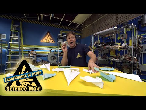 ⁣Make a Paper Airplane | Science Max