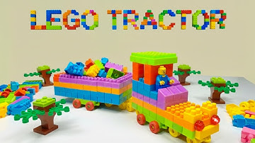 Satisfying DIY LEGO Tractor | ASMR Building Blocks [RELXING]