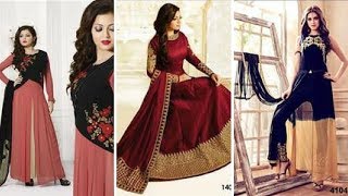 Top Beautiful Party Wear Anarkali Dress Designs Collection 2017 screenshot 2