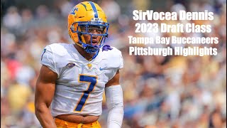 SirVocea Dennis ||  Pittsburgh Highlights || 2023 Draft Class || Tampa Bay Buccaneers