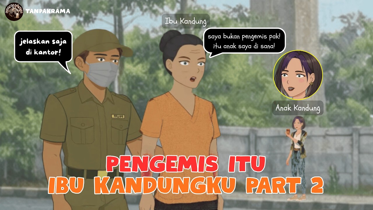 PENGEMIS ITU IBU KANDUNGKU - Part 2 | Drama Animasi #animasiazab #animasikrama