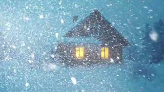 Epic Blizzard in Bavarian Alps┇Howling Wind & Blowing Snow┇Sounds for Sleep, Study & Relaxation