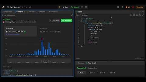 LeetCode Daily Challenge - Separate Black and White Balls | Problem 2938 Solution