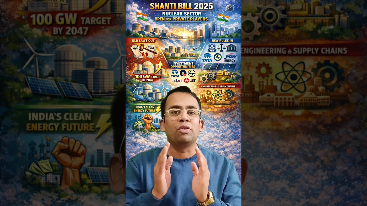 SHANTI Bill 2025 - India ka Nuclear Game change!!