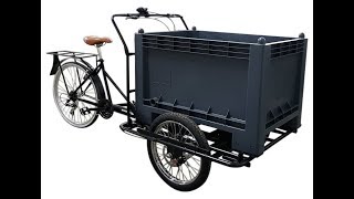 CARGO BIKE NORDIK HEAVY DUTY TRICICLO DA LAVORO PESANTE PER CONSEGNE HOME DELIVERY