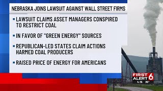 Nebraska, Iowa join GOP states in lawsuit against investment firms