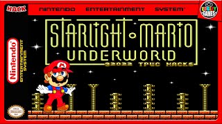 Starlight Mario: Underworld - Hack of Super Mario Bros. (NES) 🎮 Let's Play!