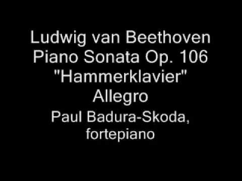 Paul Badura-Skoda - Beethoven Hammerklavier, forte...