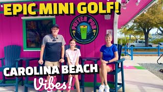 EPIC Mini Golf! ⛳️ Carolina Beach 🏝️ Vibes! Comeback Victory! Must see Course! #minigolf 