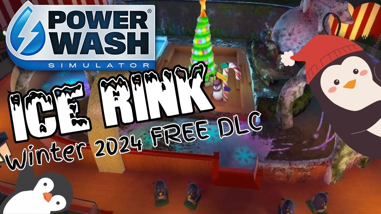Cleaning Up The ICE RINK Winter 2024 DLC | Christmas Gaming Power Wash Simulator