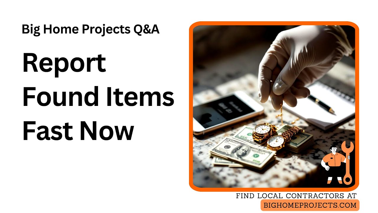 Found Item Reporting Protocols Timestamps ChainOfCustody