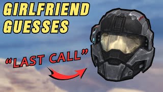 My Girlfriend Tries To Name Halo Helmets