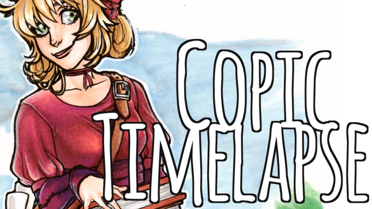 Copic Tmelapse: Lilimel the Halfling