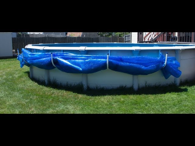 DIY PVC Solar Pool Cover Holder 