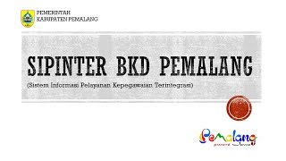 Layanan Si Pinter Badan Kepegawaian Daerah Kabupaten Pemalang