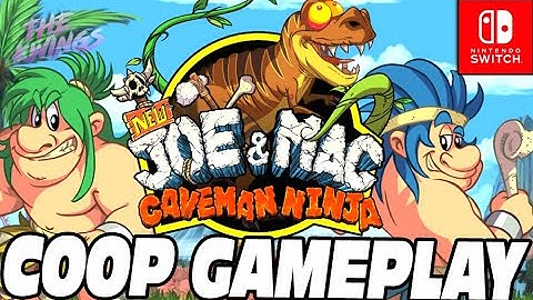 New Joe & Mac: Caveman Ninja Gameplay (Nintendo Switch) co-op