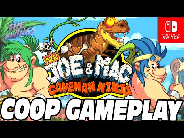 New Joe & Mac: Caveman Ninja T-Rex Edition Nintendo Switch - Cadê Meu Jogo