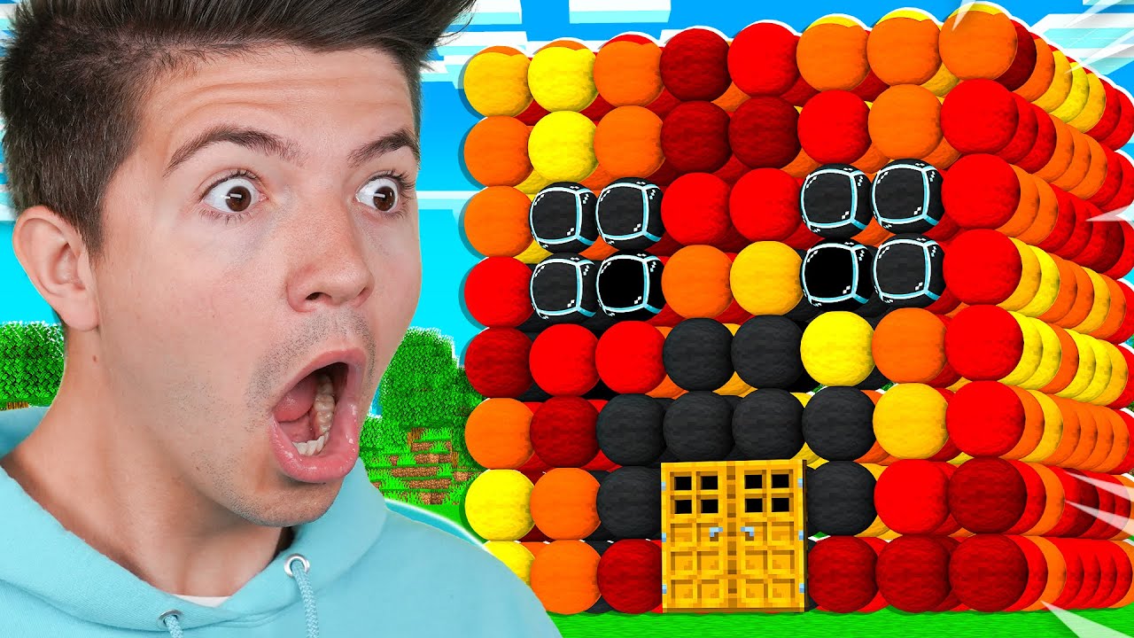 Building a Minecraft House BUT You Can't Use Blocks!