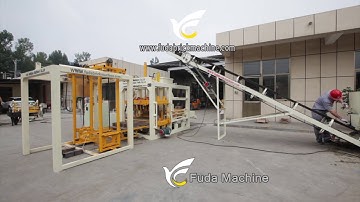 QT4-18 concrete cement full automatic hydraulic brick block making machine