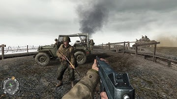 The Battle of Normandy: Defending the Pointe (World War 2, 1944) | Ranger Battalion | Call of Duty 2