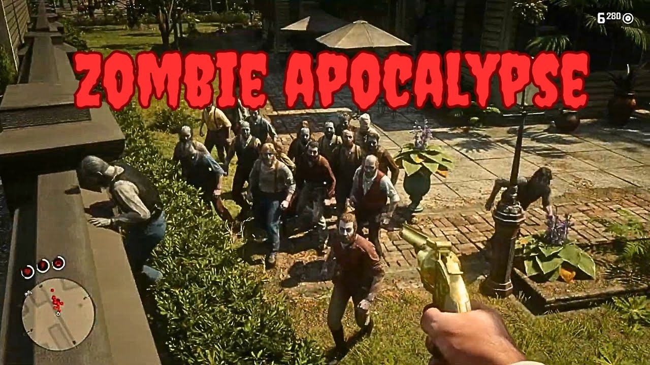 я пережил ЗОМБИ-АПОКАЛИПСИС В RDR2!