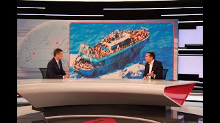 Συνέντευξη στο κεντρικό δελτίο ειδήσεων του τηλεοπτικού σταθμού Alpha