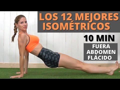 LOS 12 MEJORES Ejercicios ISOMÉTRICOS para abdomen (RUTINA 10 MIN) 💕 Static isometric abs exercises