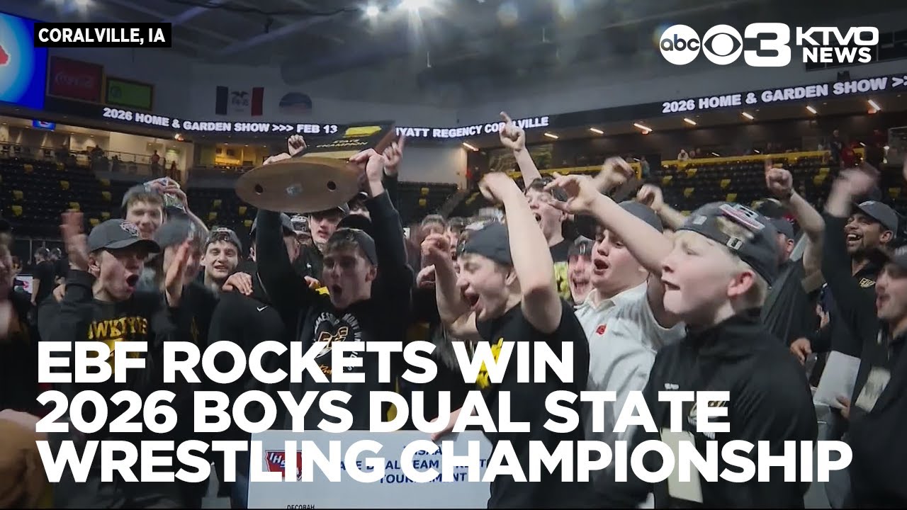 Ebf Rockets EBF Rockets win 2026 Boys Dual State Wrestling Championship - YouTube