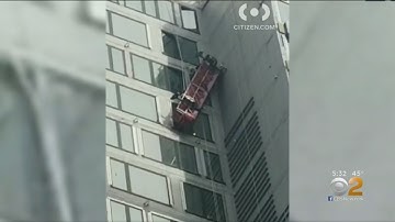Window Washers Rescued From Dangling Scaffolding In Midtown
