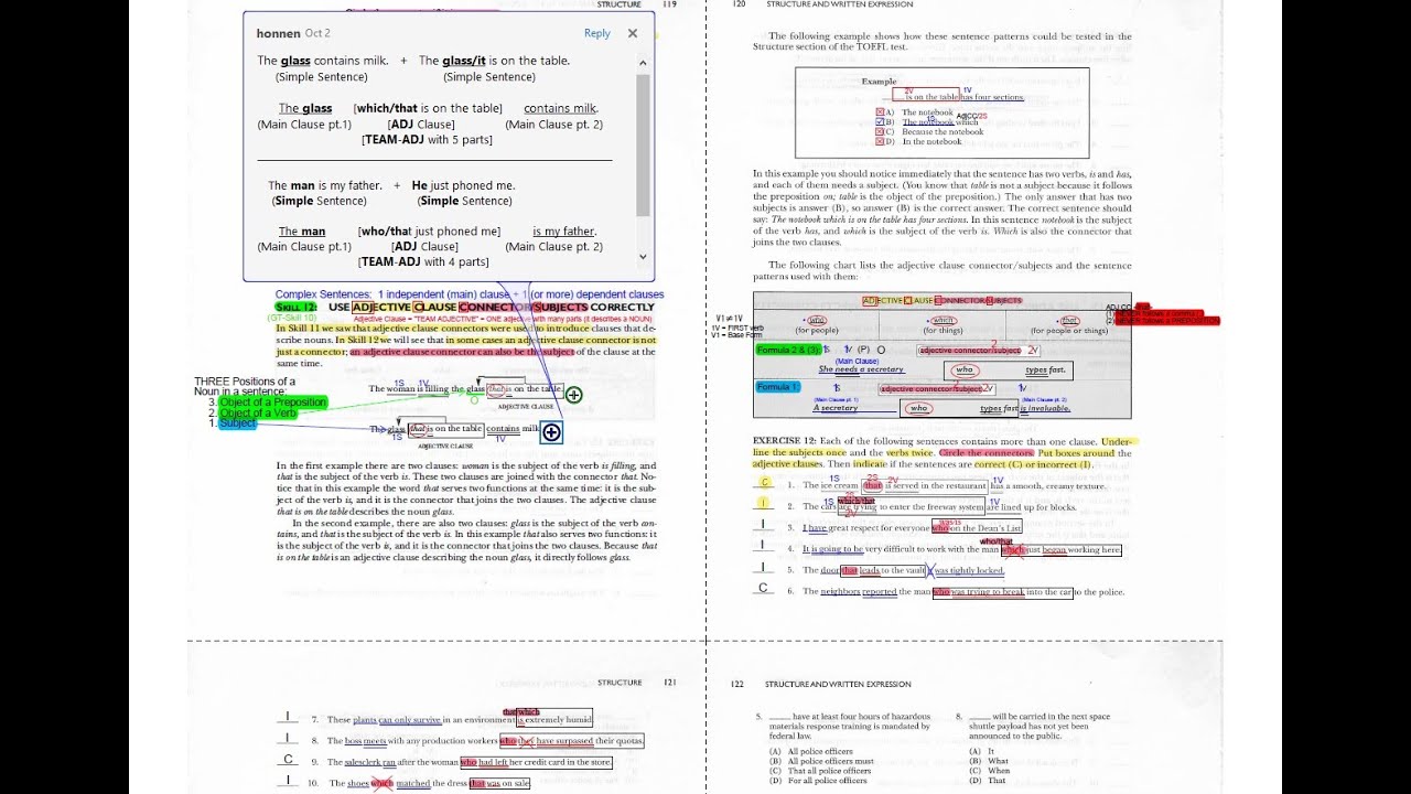 Structure Skill 12 [p.119-121] (GT-Skill 10)