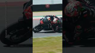 Marco Bezzecchi rides Aprilia at Mugello
