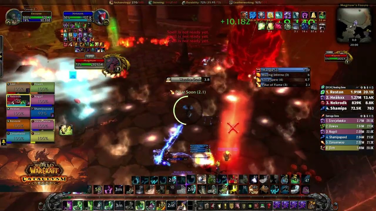 Inqu - Magmaw 10 HC - Resto Druid Pov