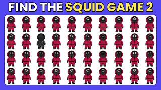 🎯 Find The ODD Emoji Out - Squid Game 🎮 2 Edition | Numbers & Letters Quiz | 40 Ultimate Puzzle 🧩 screenshot 1