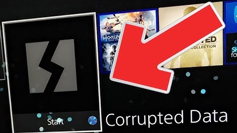 PS4 How to Find Corrupted Data!