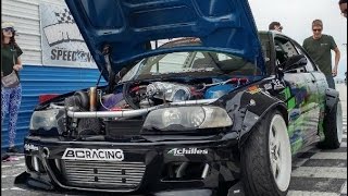 bought a new drift car and took the 1000hp bmw to the track!!!