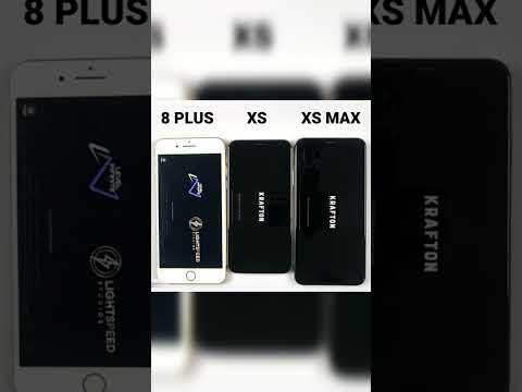 IPhone 8 Plus Vs IPhone Xs Vs IPhone Xs Max PUBG TEST