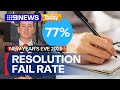 Study finds nearly all New Year's resolutions fail by January | 9 News Australia