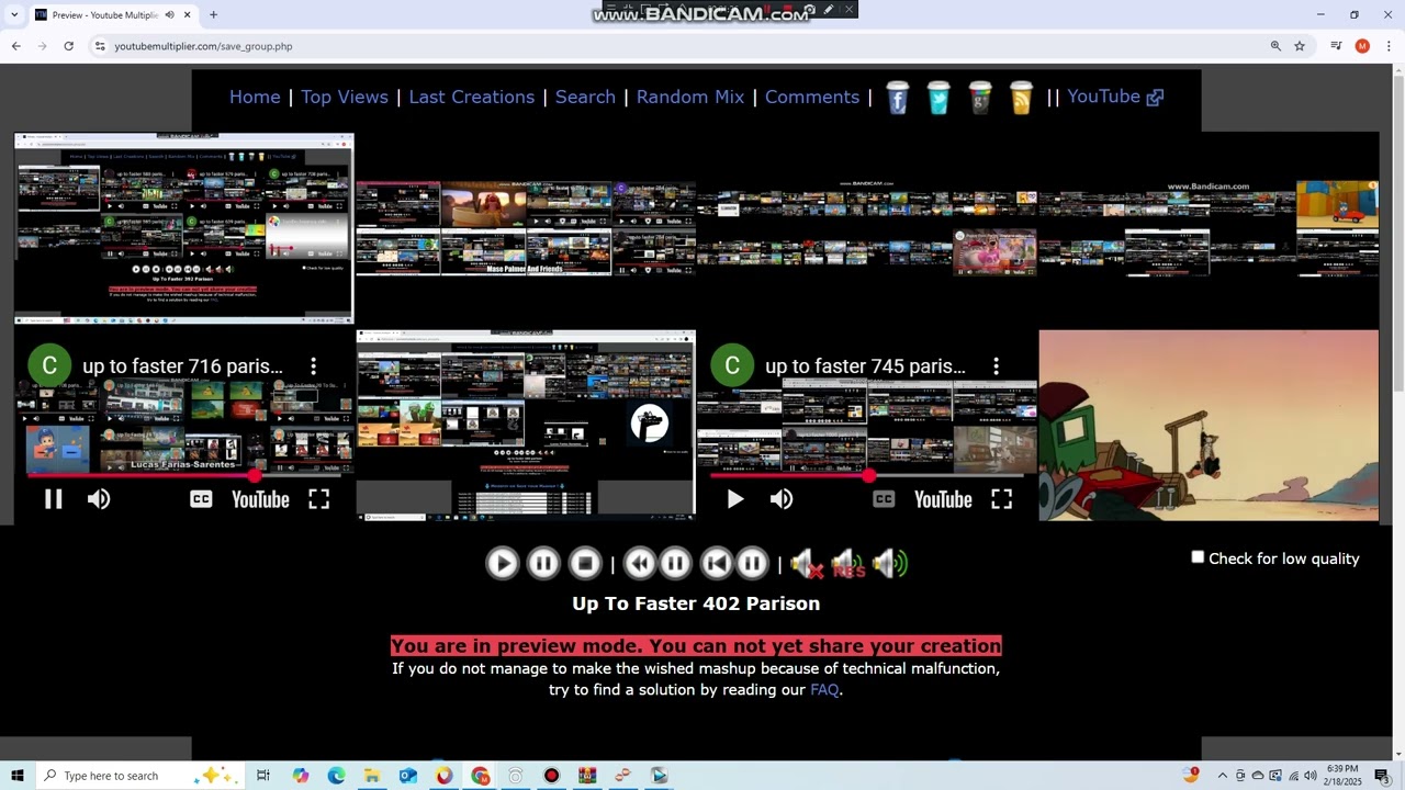 Up To Faster 402 Parison