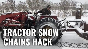 Tractor Snow Chains HACK
