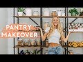 PANTRY ORGANIZATION | Healthy Food Pantry Tour + Makeover!