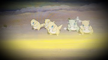 [LIVE SPARKLES] Shiny Sandshrew in a Horde on Omega Ruby after only 46 HAs!