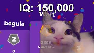 Beluga! Kahoot IQ Test (99.9 fail)