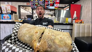 LIVE: $500 Giant Burrito Record Challenge At Taqueria Los 3 Amigos