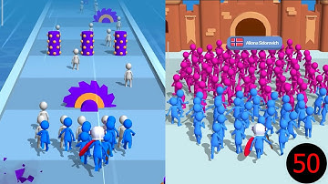 Join Clash 3D - All Levels (354-359) Gameplay Android, iOS , part 48