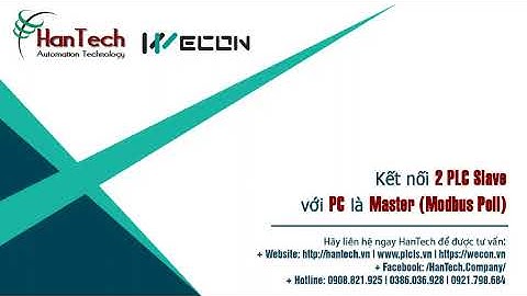 Kết nối 2 PLC Slave với PC là Master (Modbus Poll) [HanTech Automation]