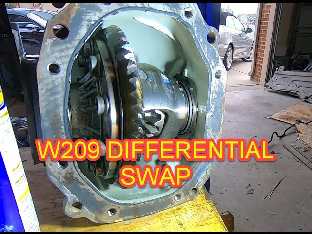 W211 Differential ÖLwechsel Abdichtung mit LECWEC Update 2 