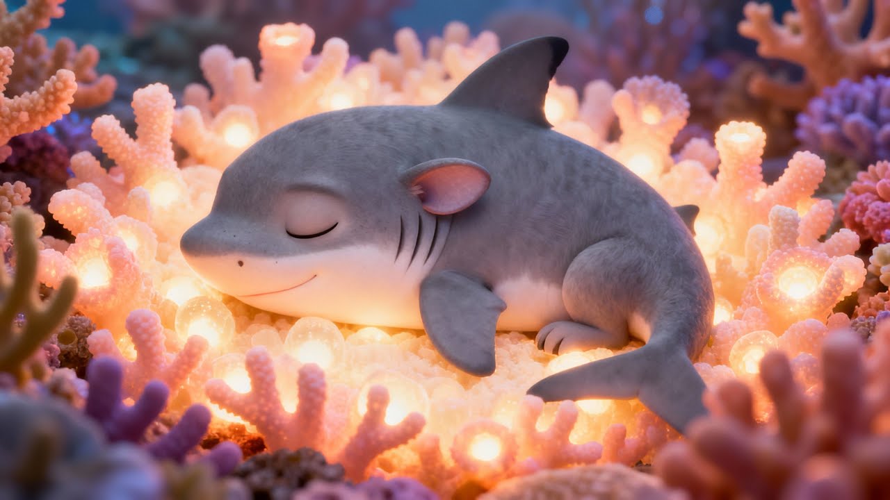 Baby Shark’s Bedtime | Cute Lullaby Story for Kids | Will Baby Shark Fall Asleep?