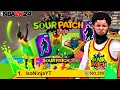I placed top 5 in the new sour patch event on nba2k24 unlocking unlimited boosts  all clothing
