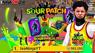 I PLACED TOP 5 IN THE *NEW* SOUR PATCH EVENT ON NBA2K24! UNLOCKING UNLIMITED BOOSTS + ALL CLOTHING!
