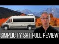 Full Review | Simplicity SRT by Roadtrek | An Affordable Class B Camper Van with Options